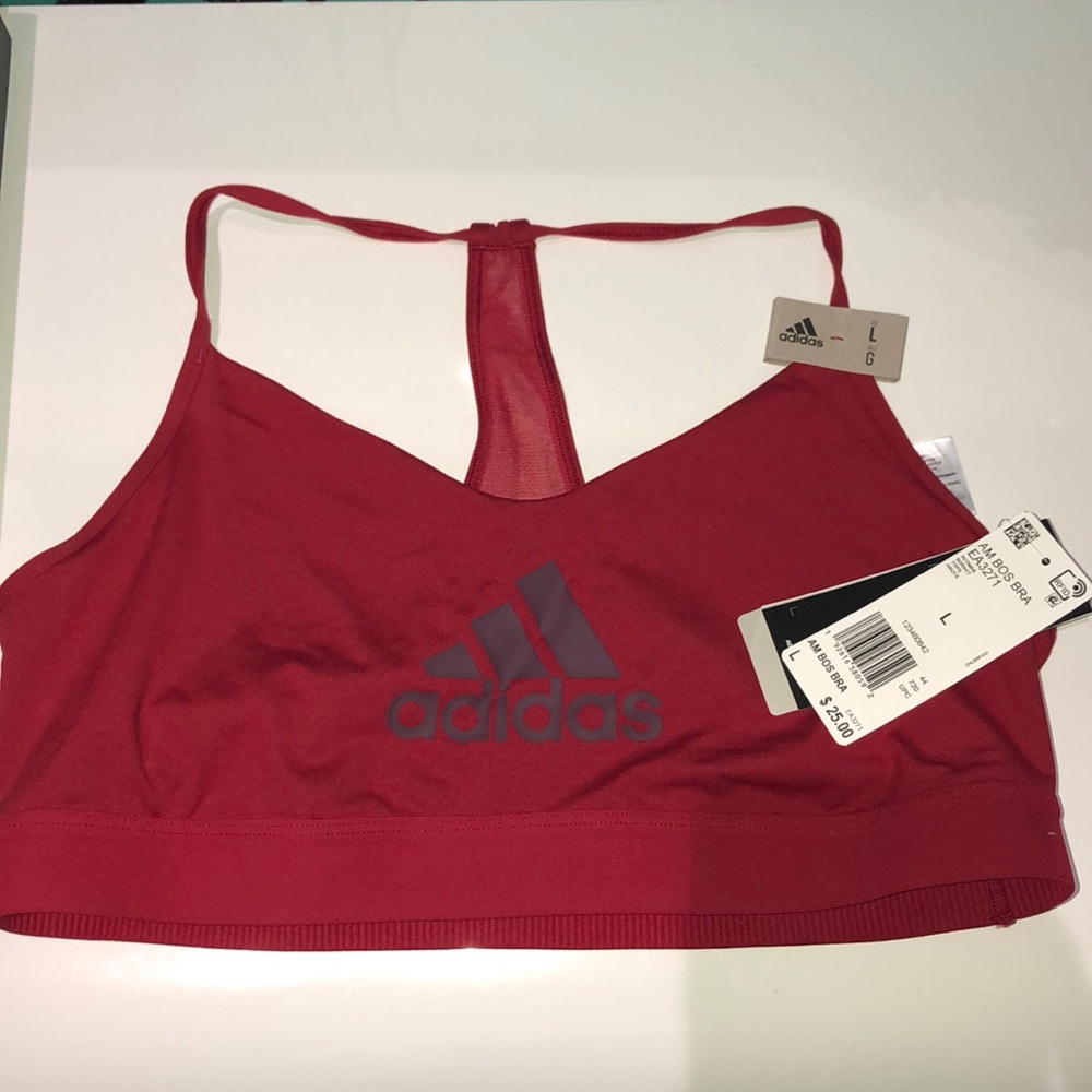 New Adidas Sports Bra Size Large